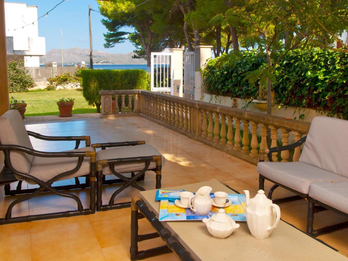 Villa Tita De Manresa, Con Jardines Y Vista Mar Alcúdia Eksteriør bilde
